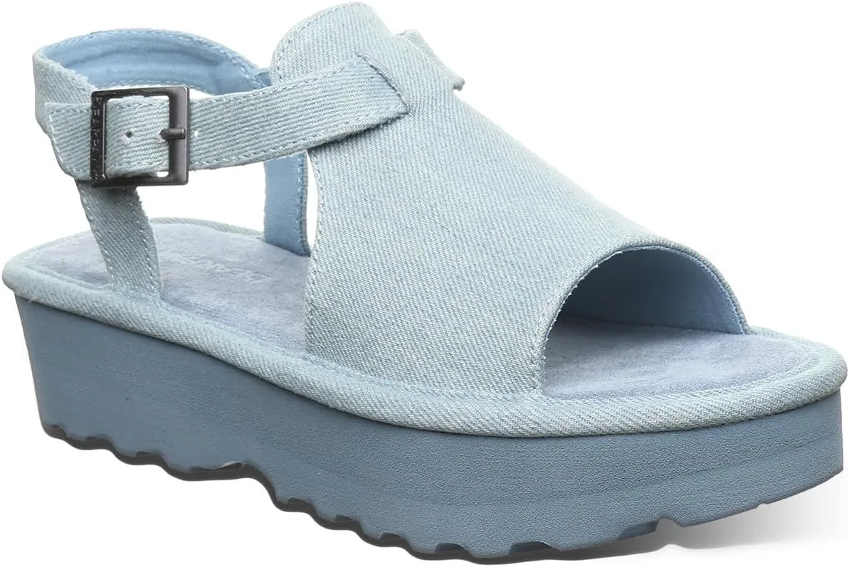 BEARPAW Women's Ascend Denim Blue Size 9 | Women's Sandal | Women's Shoe | Comfortable & Lightweight