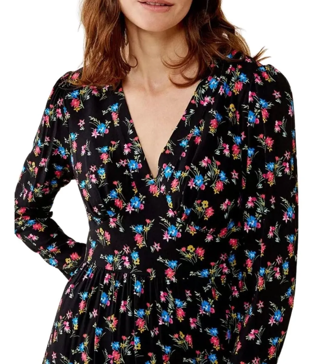 Black Carrie Tea Dress