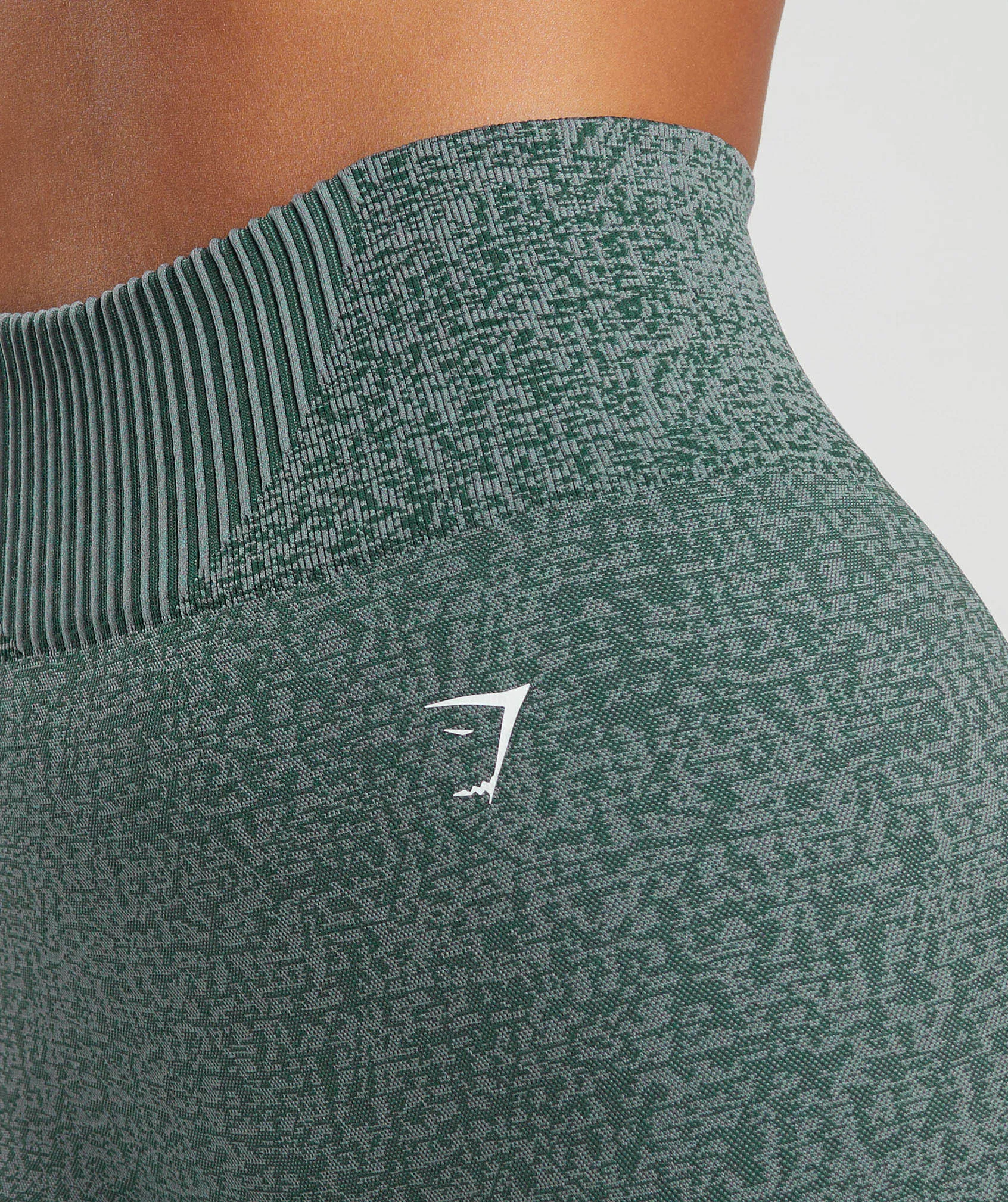 Gymshark Marl Seamless Leggings - Teal Marl/Dark Grey Marl/Smokey Grey