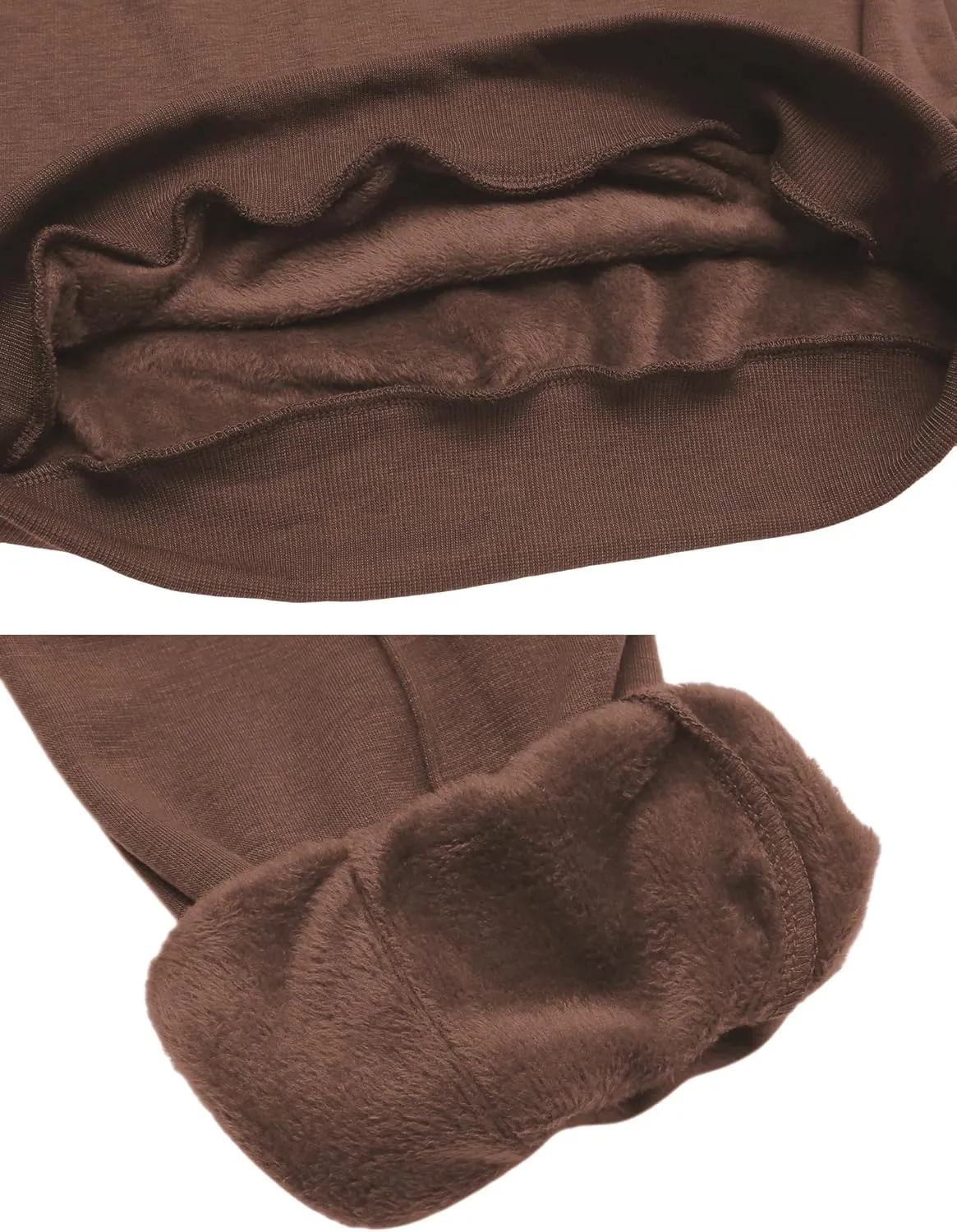 HOTOUCH Fleece Sweatsuit 2 Piece Outfit Winter Sherpa Lined Tracksuit Warm Up Suits Thick Sweatshirt and Sweatpants Sets