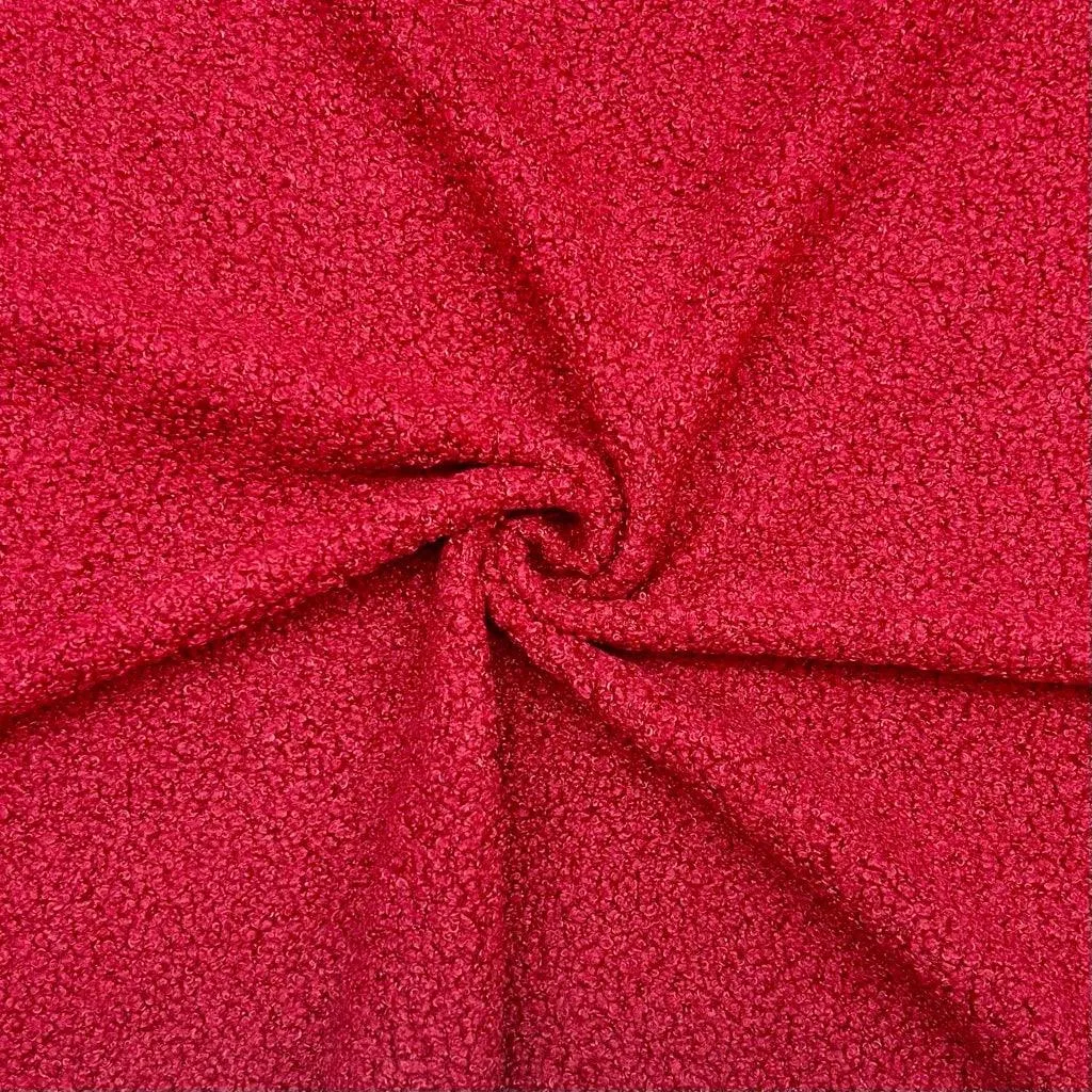 Plain Sheep Loop Boucle Fabric