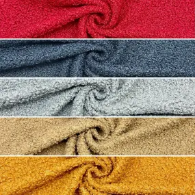 Plain Sheep Loop Boucle Fabric