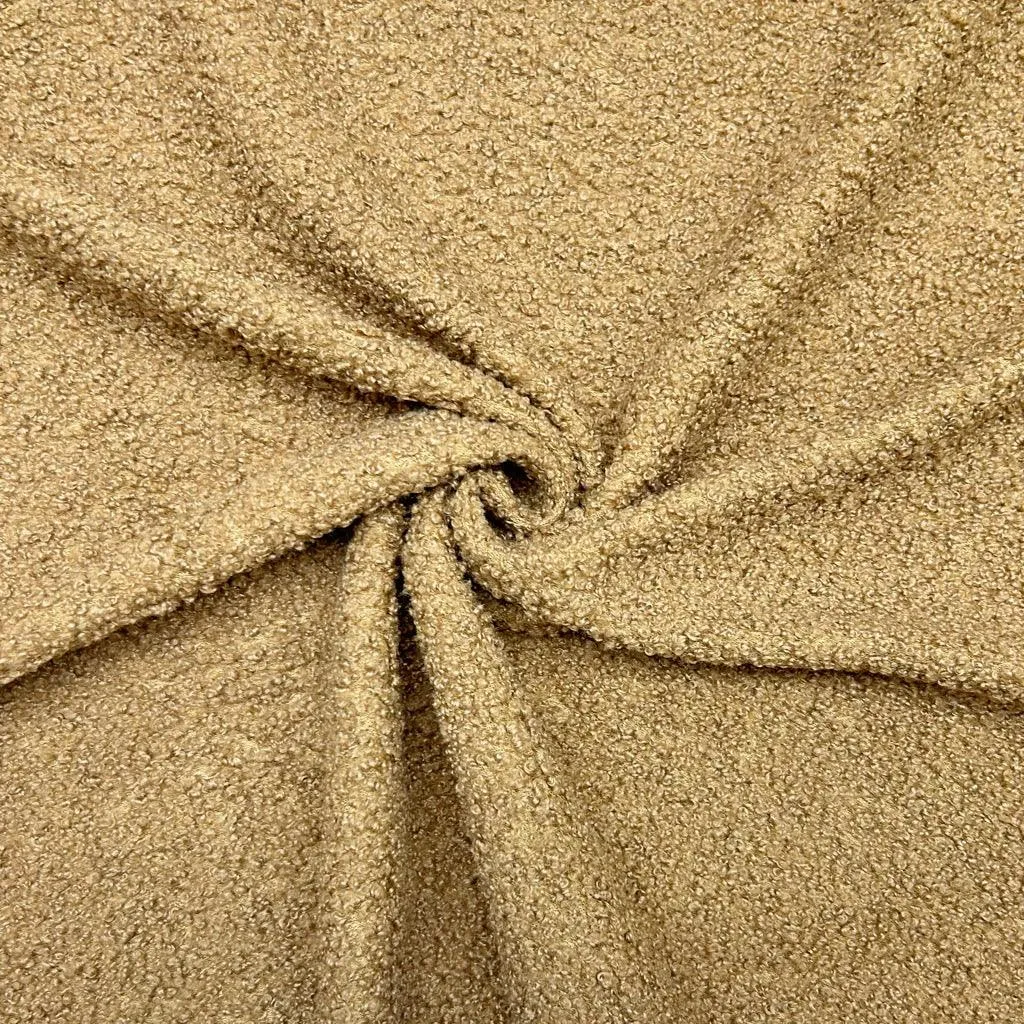 Plain Sheep Loop Boucle Fabric