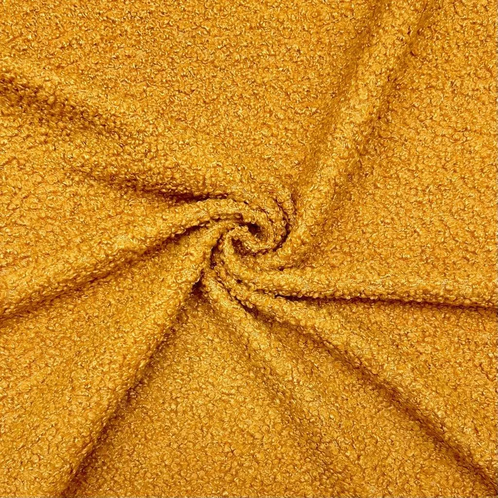 Plain Sheep Loop Boucle Fabric